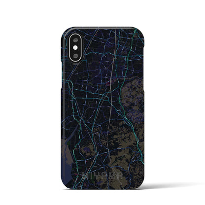 【みやま（福岡県）】地図柄iPhoneケース（バックカバータイプ）