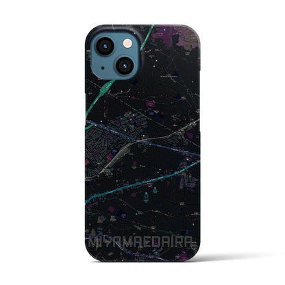 【宮前平（神奈川県）】地図柄iPhoneケース（バックカバータイプ）