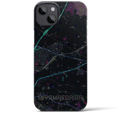 【宮前平（神奈川県）】地図柄iPhoneケース（バックカバータイプ）