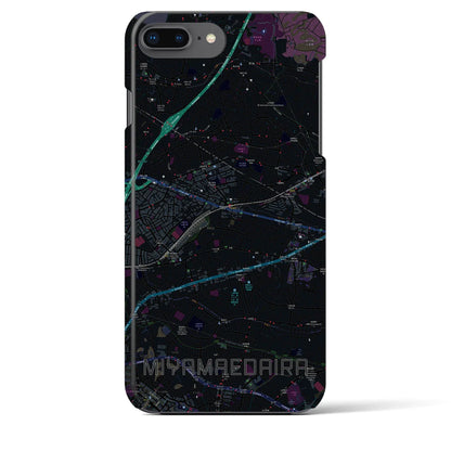 【宮前平（神奈川県）】地図柄iPhoneケース（バックカバータイプ）