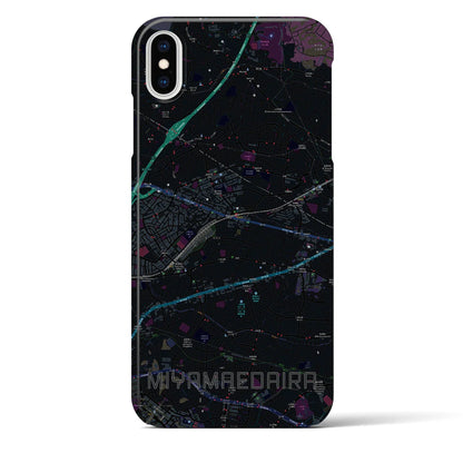 【宮前平（神奈川県）】地図柄iPhoneケース（バックカバータイプ）