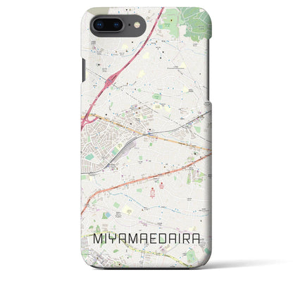 【宮前平（神奈川県）】地図柄iPhoneケース（バックカバータイプ）