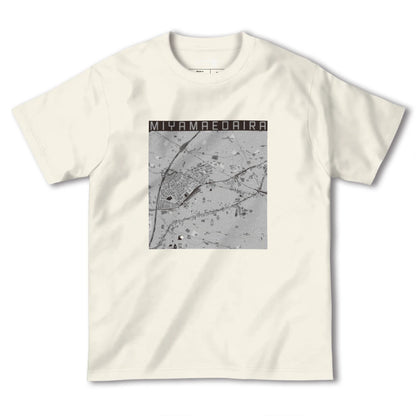 【宮前平（神奈川県）】地図柄ヘビーウェイトTシャツ