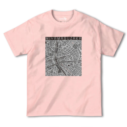 【宮益坂（東京都）】地図柄ヘビーウェイトTシャツ