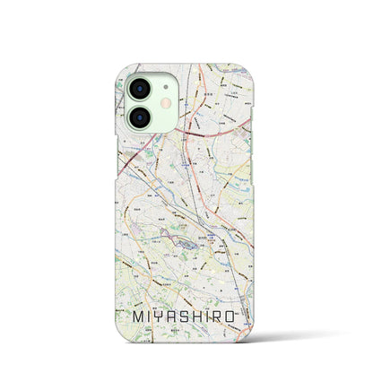 【宮代（埼玉県）】地図柄iPhoneケース（バックカバータイプ）