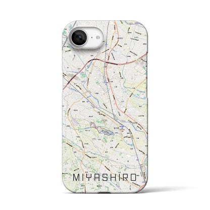 【宮代（埼玉県）】地図柄iPhoneケース（バックカバータイプ）