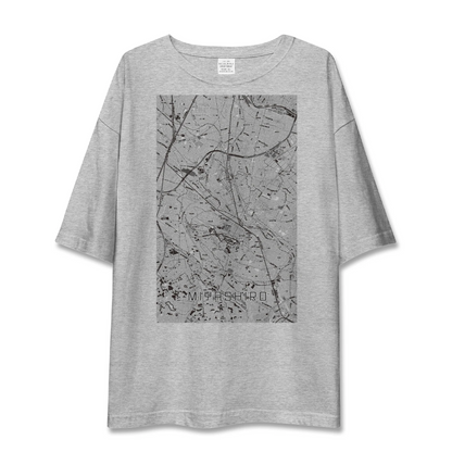 【宮代（埼玉県）】地図柄ビッグシルエットTシャツ