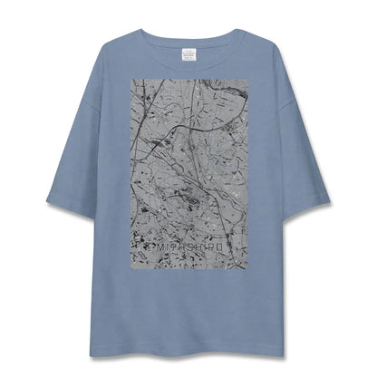 【宮代（埼玉県）】地図柄ビッグシルエットTシャツ