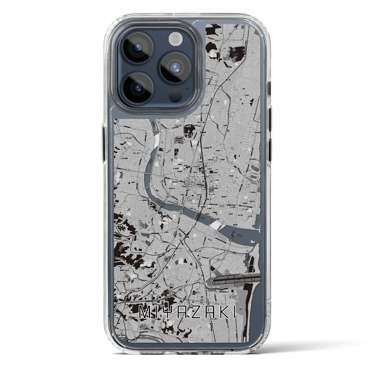 【宮崎2（宮崎県）】地図柄iPhoneケース（MagSafeタイプ）