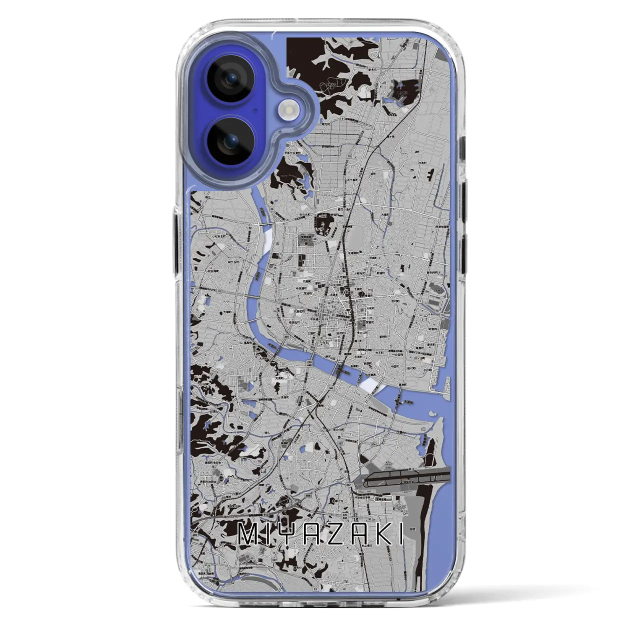 【宮崎2（宮崎県）】地図柄iPhoneケース（MagSafeタイプ）