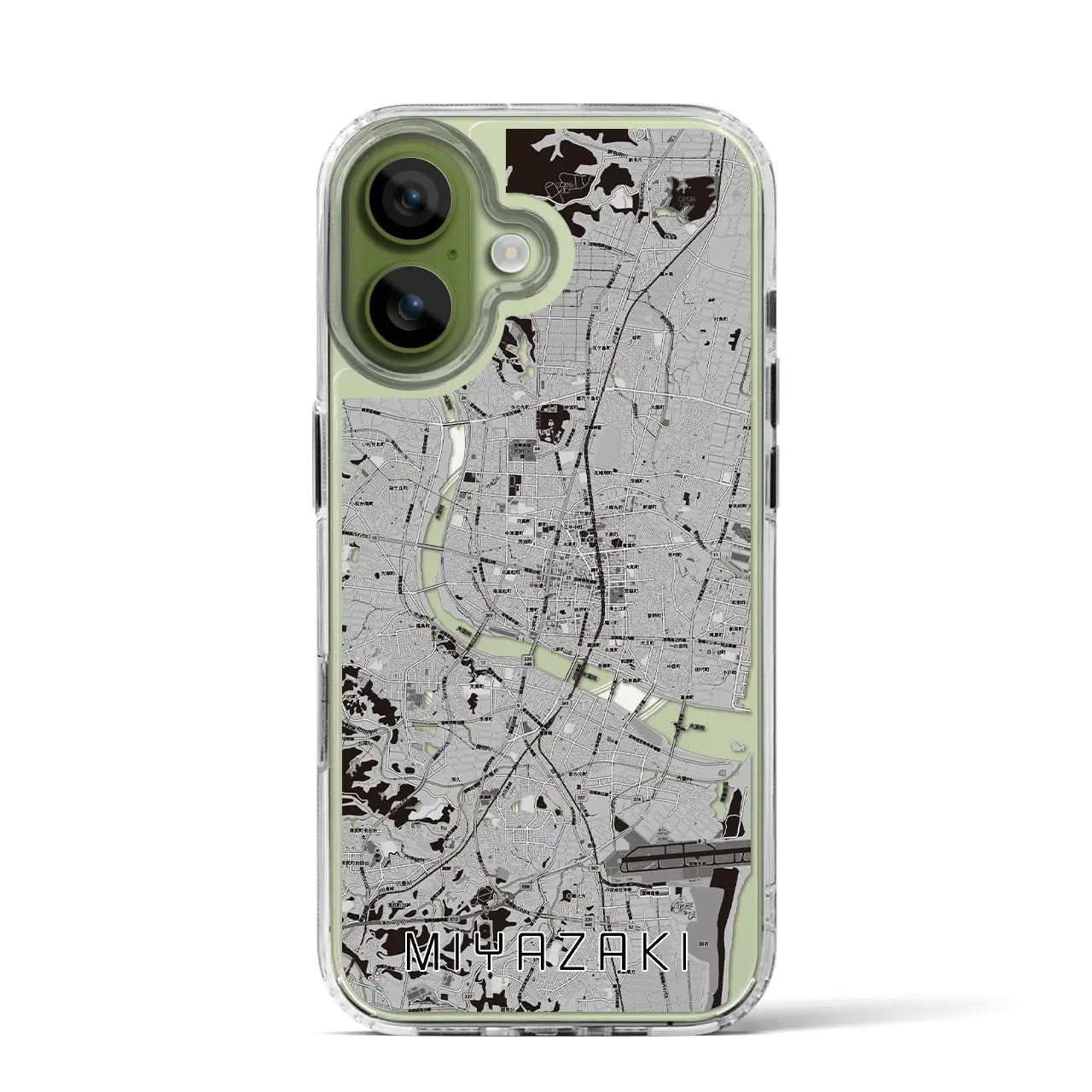 【宮崎2（宮崎県）】地図柄iPhoneケース（MagSafeタイプ）