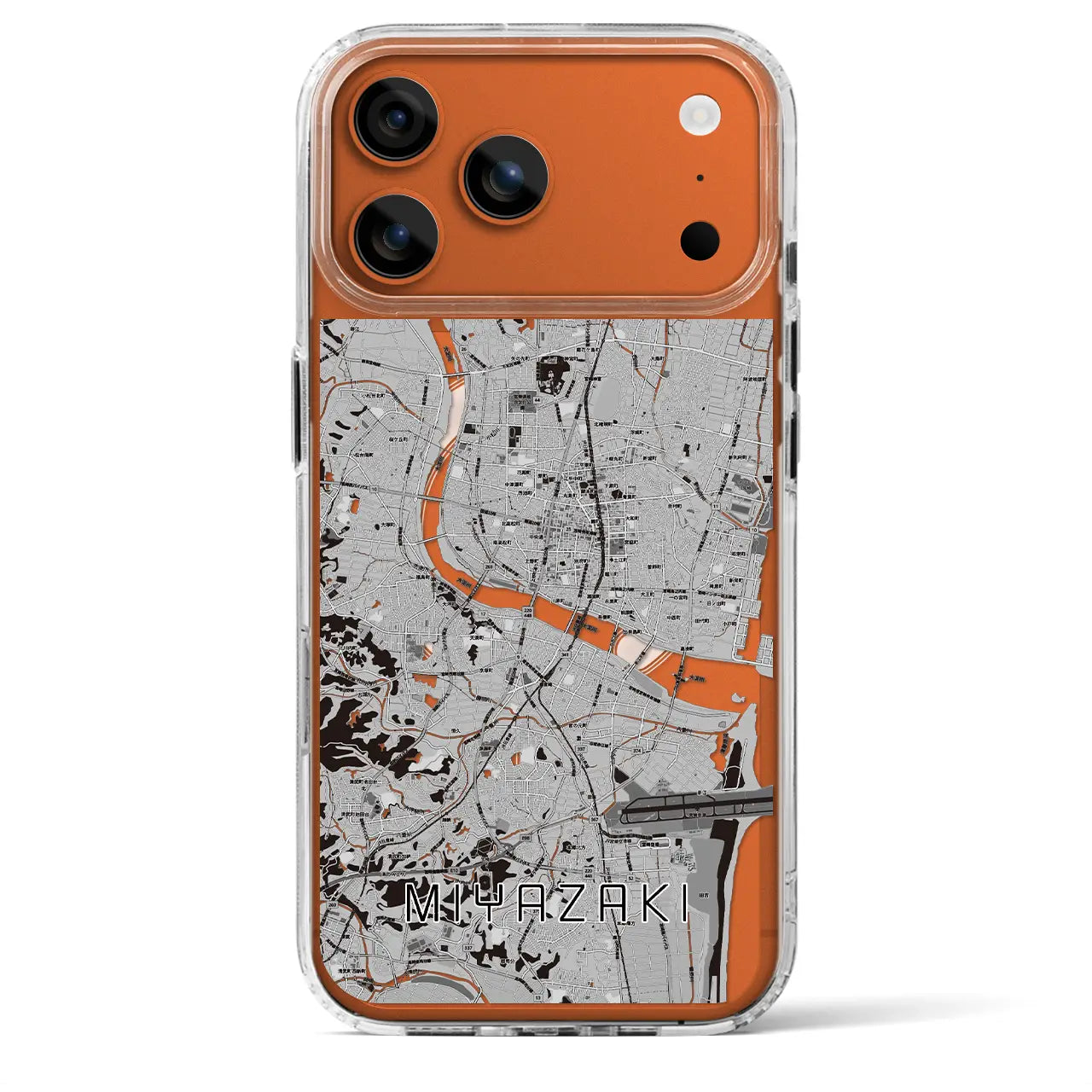 【宮崎2（宮崎県）】地図柄iPhoneケース（MagSafeタイプ）