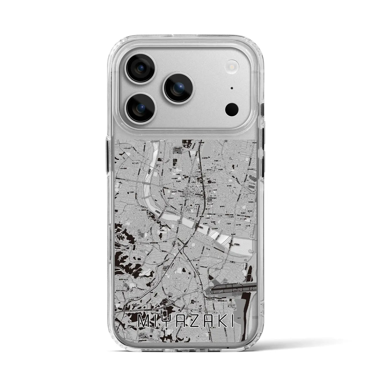 【宮崎2（宮崎県）】地図柄iPhoneケース（MagSafeタイプ）