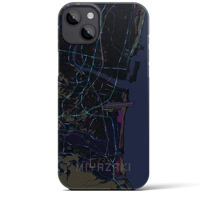 【宮崎（宮崎県）】地図柄iPhoneケース（バックカバータイプ）