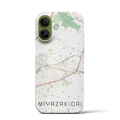 【宮崎台（神奈川県）】地図柄iPhoneケース（バックカバータイプ）