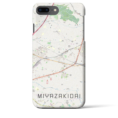 【宮崎台（神奈川県）】地図柄iPhoneケース（バックカバータイプ）