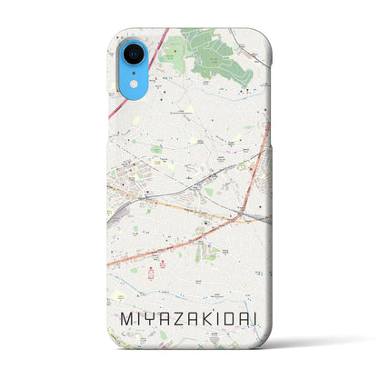 【宮崎台（神奈川県）】地図柄iPhoneケース（バックカバータイプ）