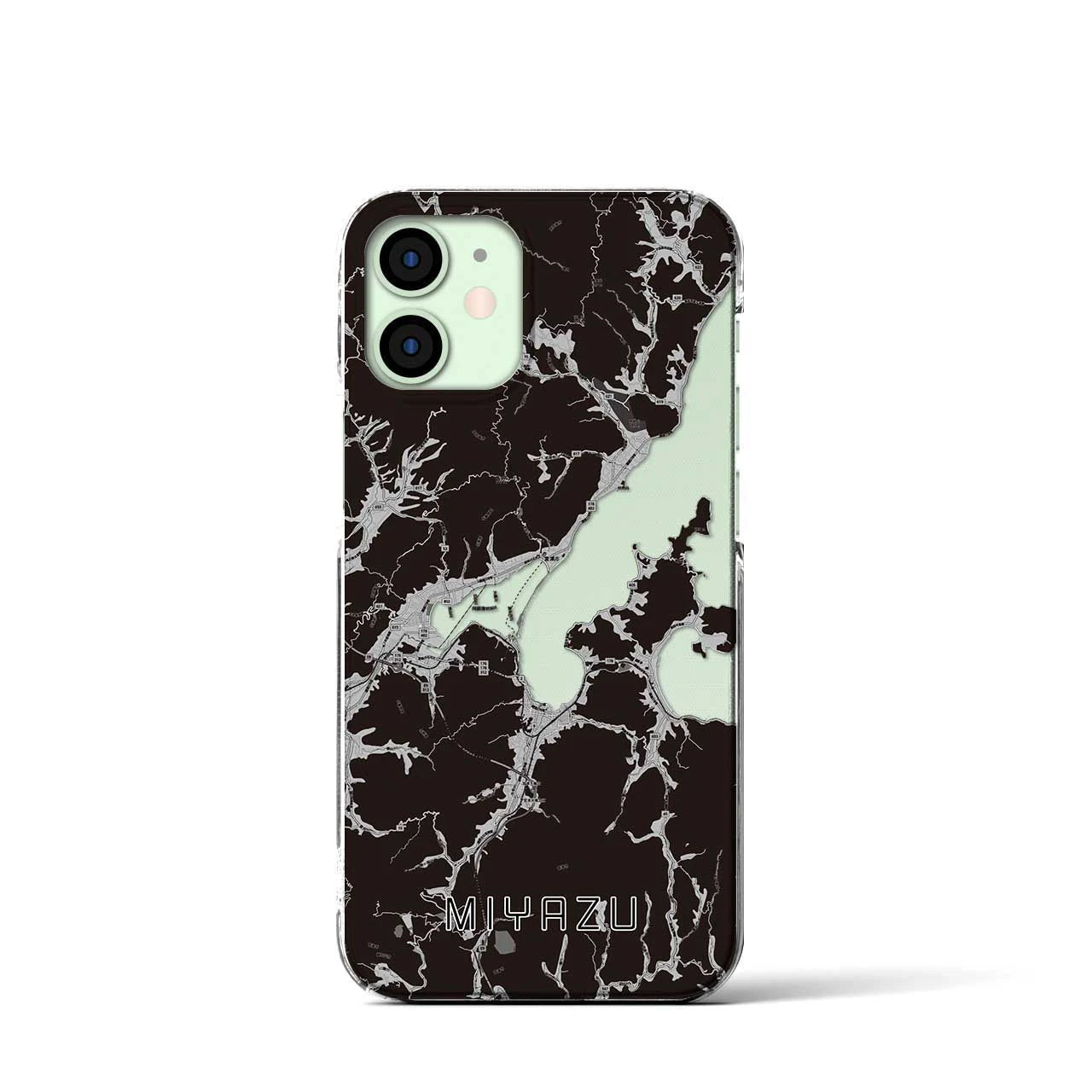 【宮津（京都府）】地図柄iPhoneケース（クリアタイプ）