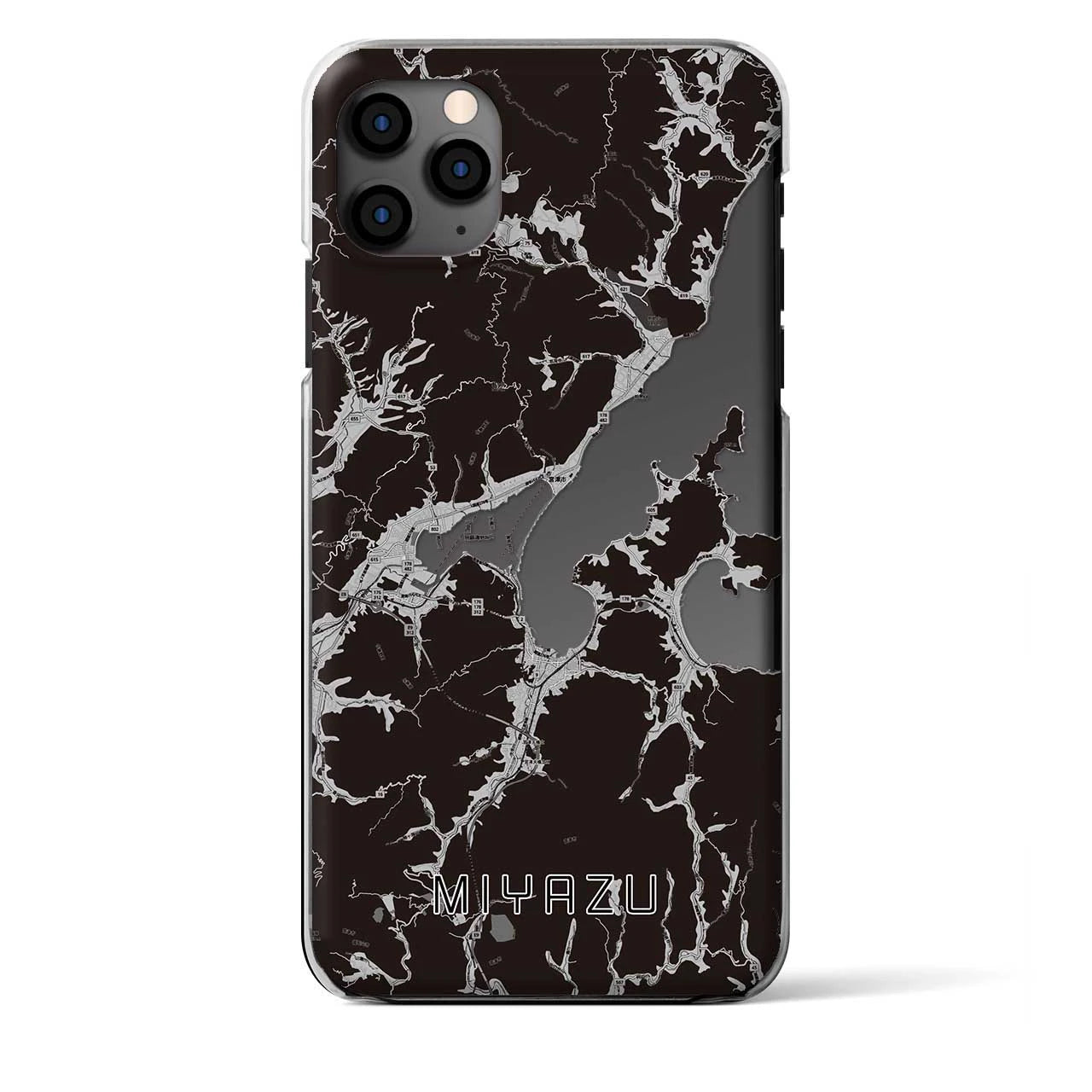 【宮津（京都府）】地図柄iPhoneケース（クリアタイプ）