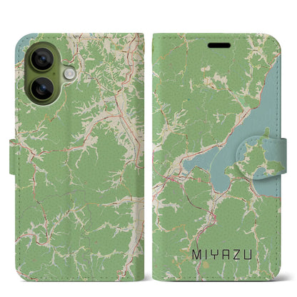 【宮津（京都府）】地図柄iPhoneケース（手帳タイプ）