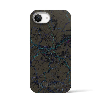 【三次（広島県）】地図柄iPhoneケース（バックカバータイプ）