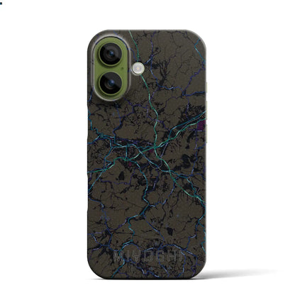 【三次（広島県）】地図柄iPhoneケース（バックカバータイプ）