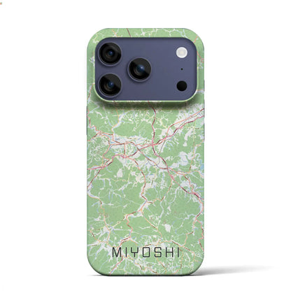 【三次（広島県）】地図柄iPhoneケース（バックカバータイプ）