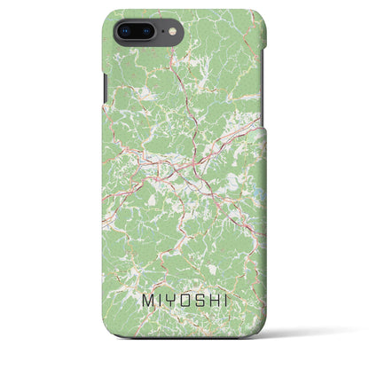 【三次（広島県）】地図柄iPhoneケース（バックカバータイプ）