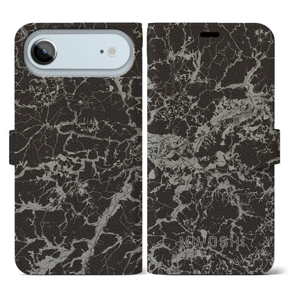 【三次（広島県）】地図柄iPhoneケース（手帳タイプ）