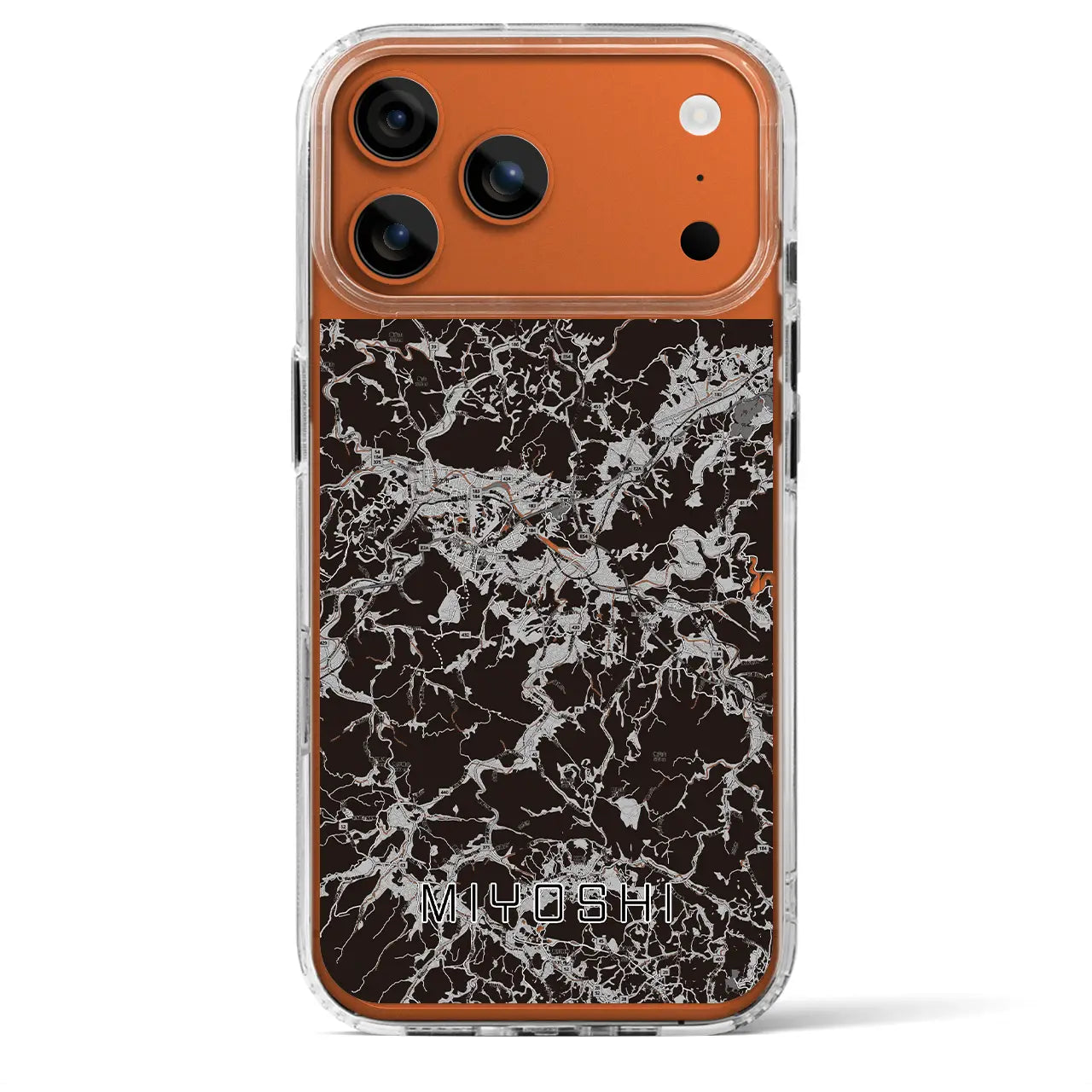 【三次（広島県）】地図柄iPhoneケース（MagSafeタイプ）