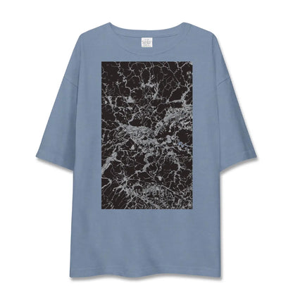 【三次（広島県）】地図柄ビッグシルエットTシャツ