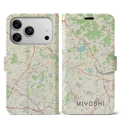 【みよし（愛知県）】地図柄iPhoneケース（手帳タイプ）