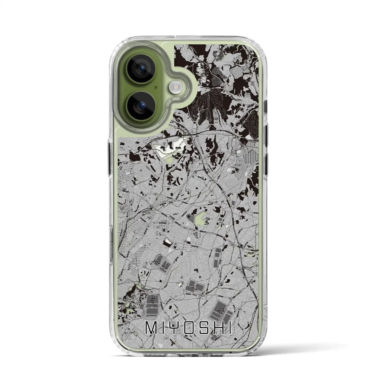 【みよし（愛知県）】地図柄iPhoneケース（MagSafeタイプ）