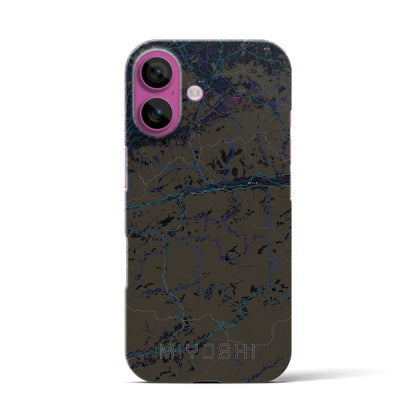 【三好（徳島県）】地図柄iPhoneケース（バックカバータイプ）