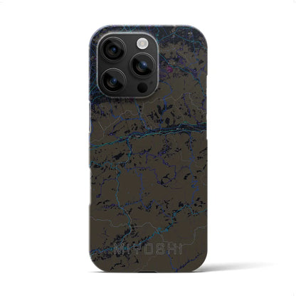 【三好（徳島県）】地図柄iPhoneケース（バックカバータイプ）