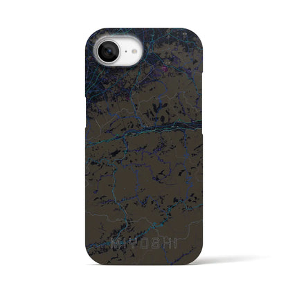 【三好（徳島県）】地図柄iPhoneケース（バックカバータイプ）