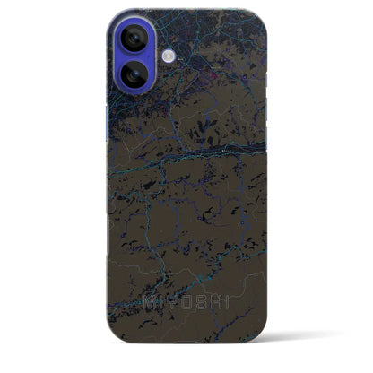 【三好（徳島県）】地図柄iPhoneケース（バックカバータイプ）