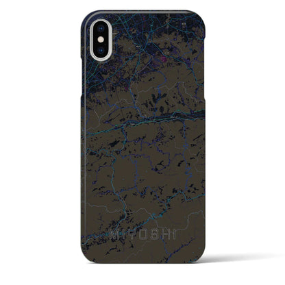 【三好（徳島県）】地図柄iPhoneケース（バックカバータイプ）