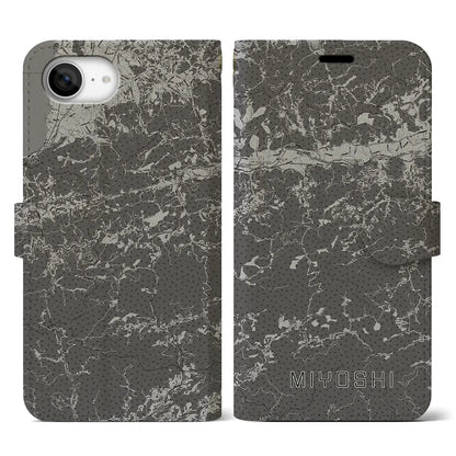 【三好（徳島県）】地図柄iPhoneケース（手帳タイプ）