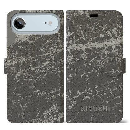 【三好（徳島県）】地図柄iPhoneケース（手帳タイプ）