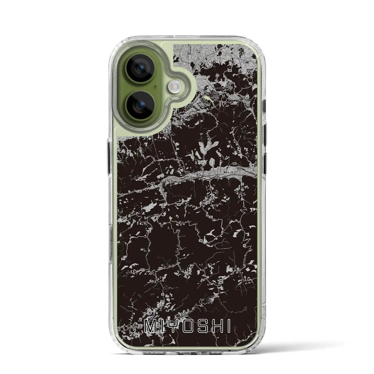 【三好（徳島県）】地図柄iPhoneケース（MagSafeタイプ）