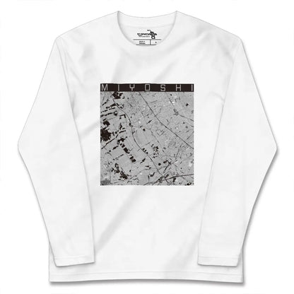 【三芳（埼玉県）】地図柄ロングスリーブTシャツ