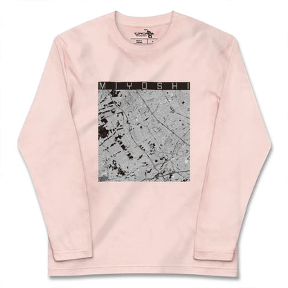 【三芳（埼玉県）】地図柄ロングスリーブTシャツ