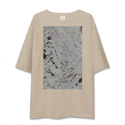 【三芳（埼玉県）】地図柄ビッグシルエットTシャツ