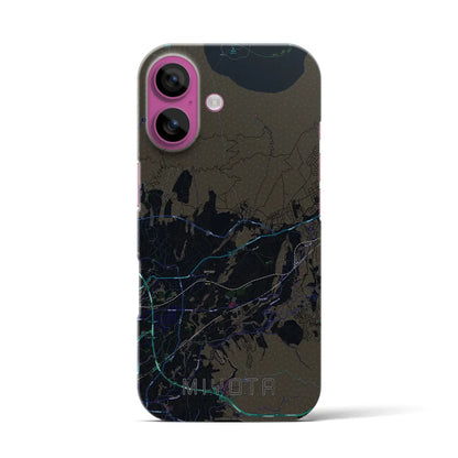 【御代田（長野県）】地図柄iPhoneケース（バックカバータイプ）