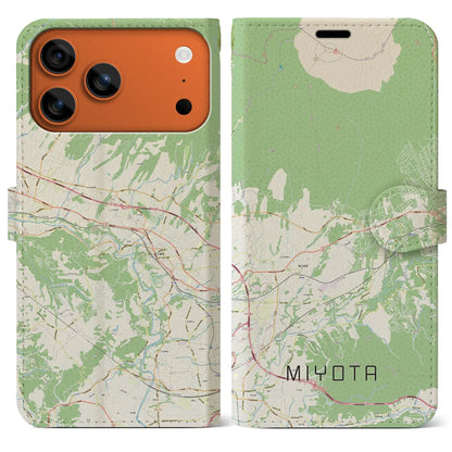 【御代田（長野県）】地図柄iPhoneケース（手帳タイプ）