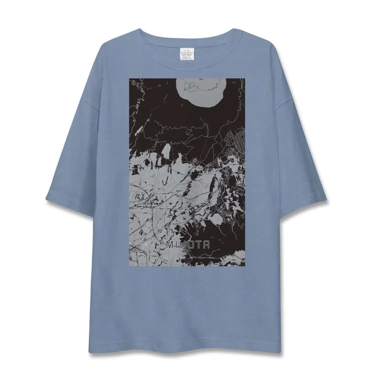 【御代田（長野県）】地図柄ビッグシルエットTシャツ