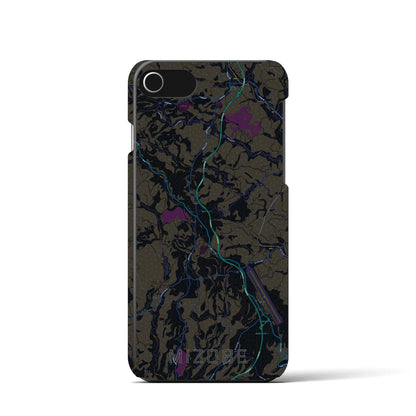 【溝辺（鹿児島県）】地図柄iPhoneケース（バックカバータイプ）