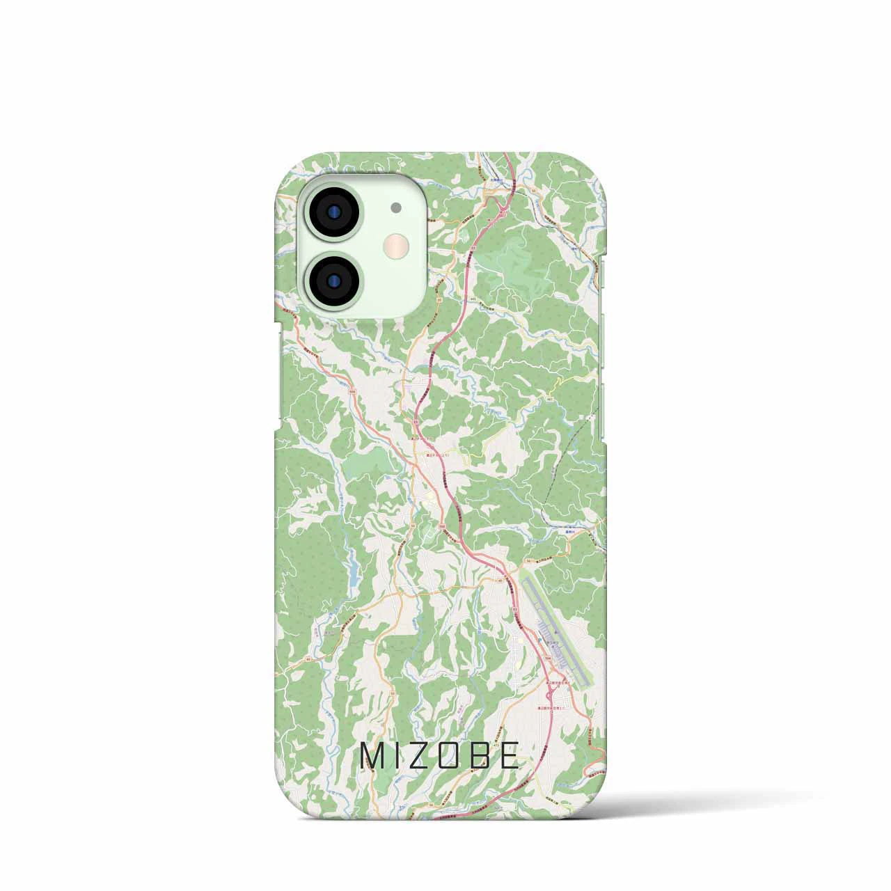 【溝辺（鹿児島県）】地図柄iPhoneケース（バックカバータイプ）