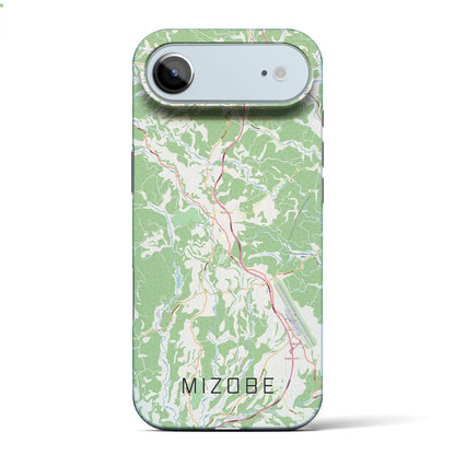 【溝辺（鹿児島県）】地図柄iPhoneケース（バックカバータイプ）